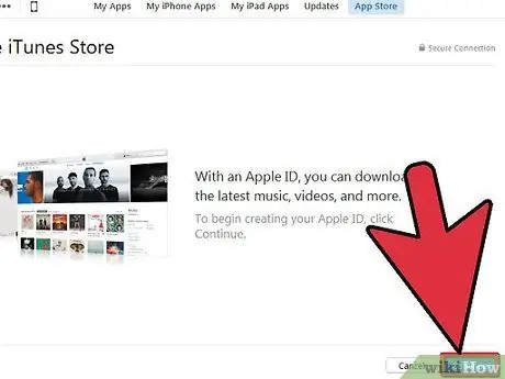 Δημιουργία λογαριασμού iTunes χωρίς πιστωτική κάρτα Βήμα 7