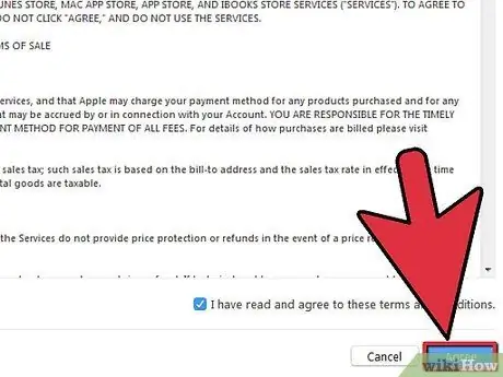 Creați un cont iTunes fără card de credit Pasul 8