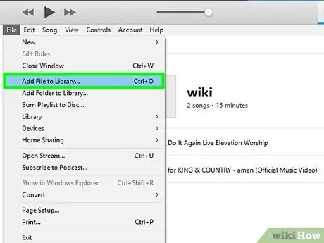 Afegiu MP3 al pas 12 d'iTunes