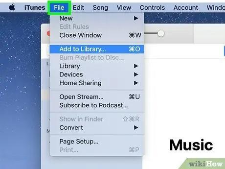 Přidejte MP3 do iTunes Krok 2