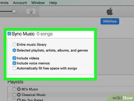 Προσθήκη μουσικής από το iTunes στο iPod Βήμα 3