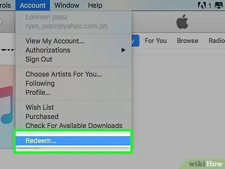 Активирайте iTunes карта Стъпка 13