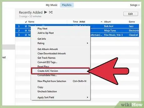 I-convert ang Mga Kanta sa iTunes Hakbang 6