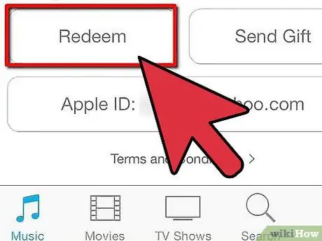 Bir iTunes Hədiyyə Kartını istifadə edin Adım 6