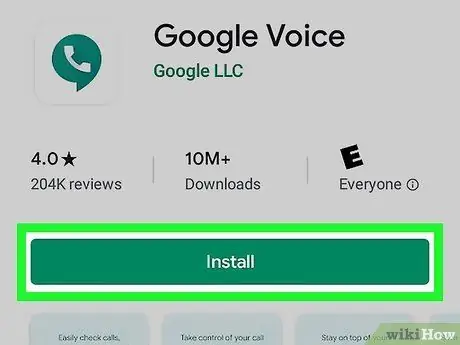 Configureu el pas 25 de Google Voice