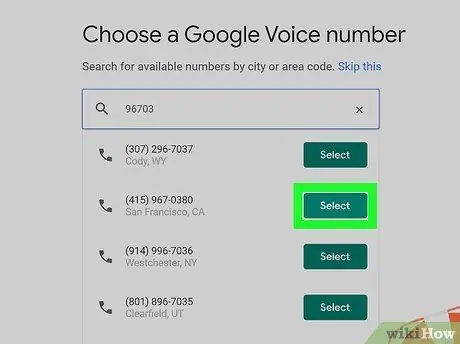 A Google Voice beállítása 5. lépés