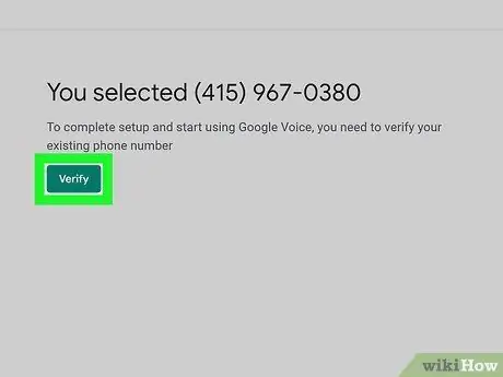 Google Voice -ni sozlash 6 -qadam