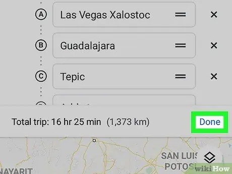 Agregar varios destinos en Google Maps Paso 10