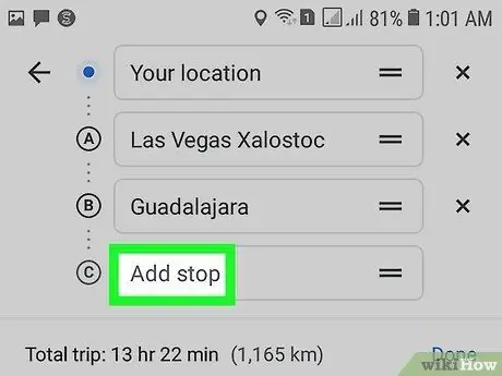 Add Multiple Destinations on Google Maps Step 9