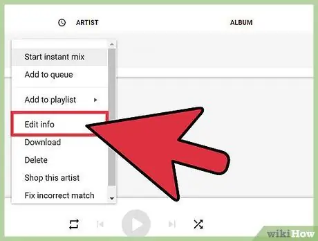 Dodajte sliku albuma u aplikaciju Google muzika 8. korak