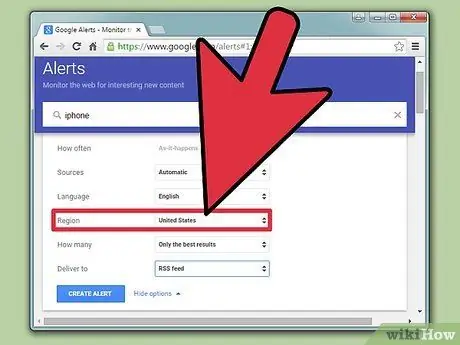 Ստեղծեք Google Alerts քայլ 6