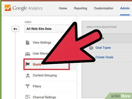 Uporabite 17. korak Google Analytics