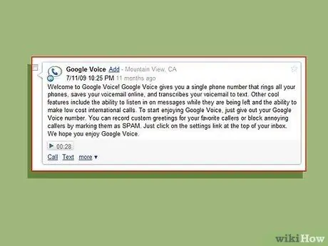 Använd Google Voice Steg 25