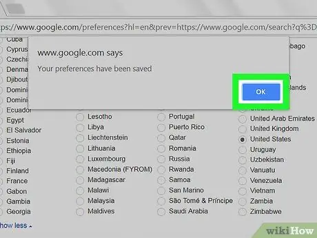 Canvieu la vostra ubicació a Google Chrome Pas 8