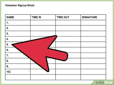 Make a Signup Sheet on Google Docs Step 7