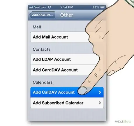 Sincronizza Google Calendar con il tuo iPhone Passaggio 4