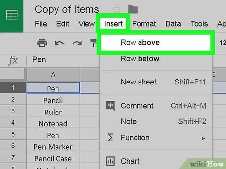 Компьютерде немесе Mac жүйесінде Google Sheets -те тақырыптар жасаңыз 3 -қадам