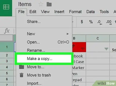 Makatipid sa Google Sheets sa PC o Mac Hakbang 4