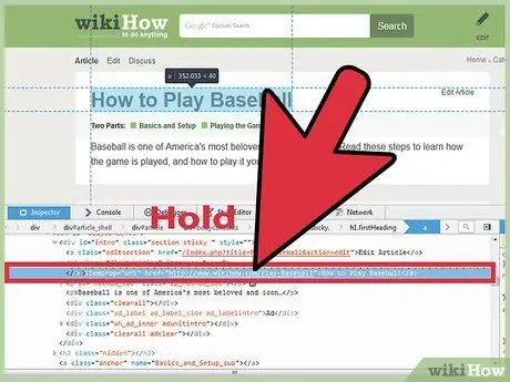 Gunakan elemen Inspect di Mozilla Firefox Langkah 11