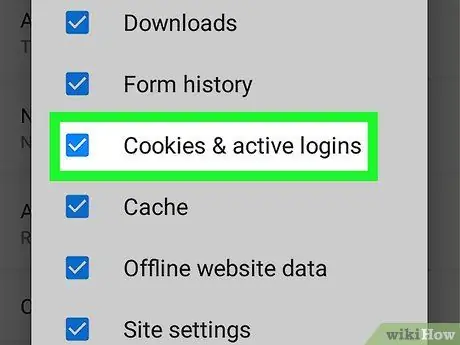 Firefox -та cookie файлдарын тазарту 23 -қадам