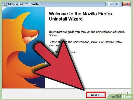 Firefox 10 -қадамды жойыңыз