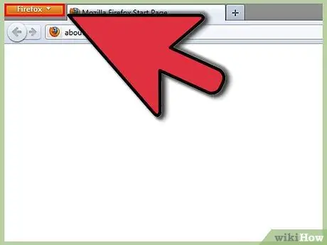 Erase Web History in Firefox Step 1