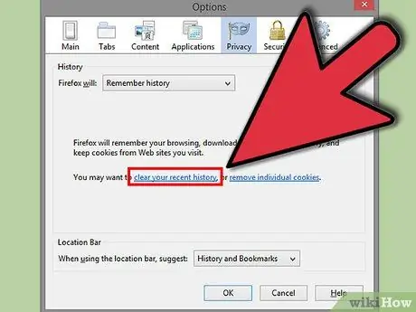 Erase Web History in Firefox Step 14