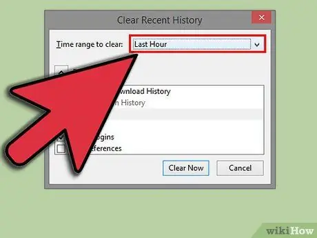 Erase Web History in Firefox Step 15