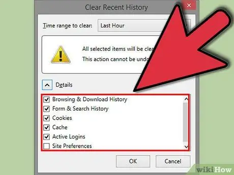 Erase Web History in Firefox Step 5