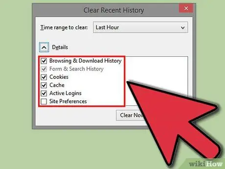 Erase Web History in Firefox Step 9