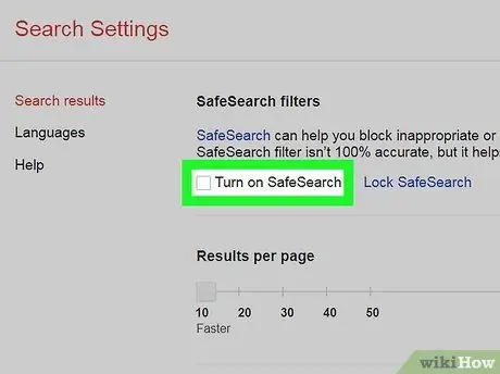 Изключете Google Safesearch Стъпка 2