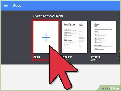 צור חוברת באמצעות Google Docs שלב 3