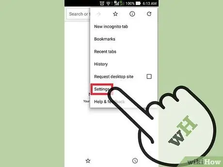 Padamkan Kuki di Google Chrome Langkah 6