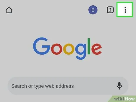 Buang Cadangan pada Chrome Langkah 1