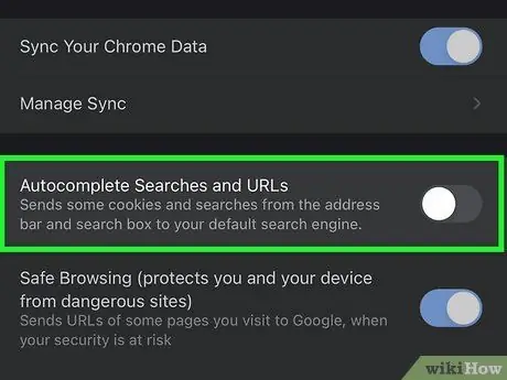 Κατάργηση προτάσεων στο Chrome Βήμα 13