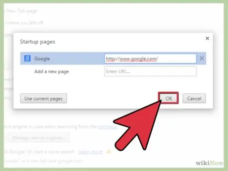 Faça do Google sua página inicial no Chrome Etapa 13