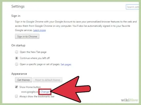 Сделать Google главной страницей в Chrome Step 4