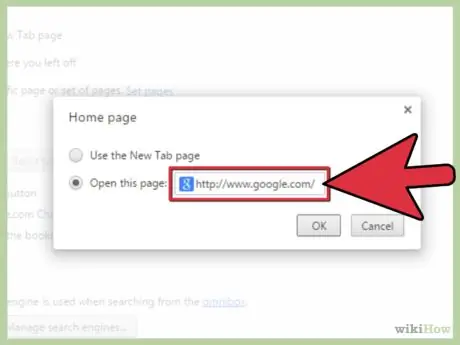 Сделать Google главной страницей в Chrome Step 6