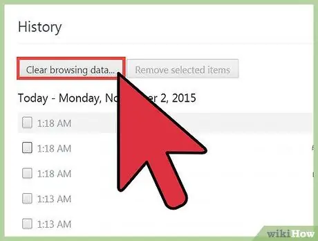 Компьютер тарихын жойыңыз (тек Chrome үшін) 3 -қадам