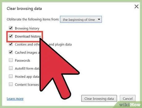 Tanggalin ang iyong Kasaysayan sa Computer (para sa Chrome Lamang) Hakbang 9