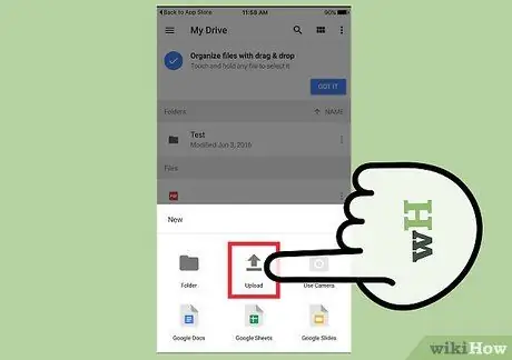 הוסף קבצים ל- Google Drive מקוון שלב 19