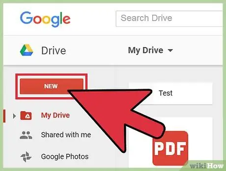 Magdagdag ng Mga File sa Google Drive Online Hakbang 2