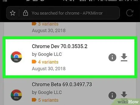 Hankige Google Chrome Androidile, samm 13