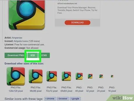 Hämta Chrome -ikonen för Google Chrome Steg 13