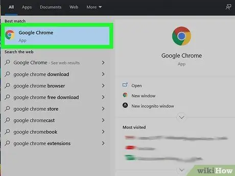 Google Chrome Adım 8 için Chrome Simgesini Alın