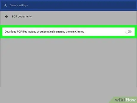 A Chrome PDF Viewer engedélyezése és letiltása PC -n vagy Macen 7. lépés