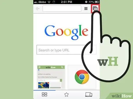 Tukar Tab di Chrome Langkah 5