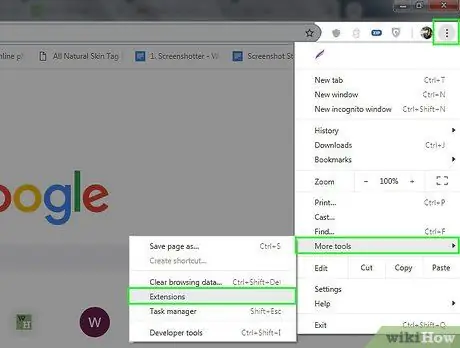 Chrome से आस्क टूलबार निकालें चरण 1