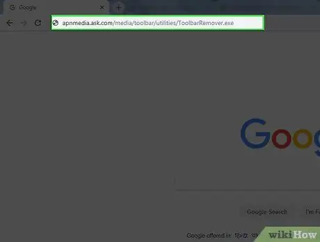 Fjern Ask Toolbar fra Chrome Trinn 36