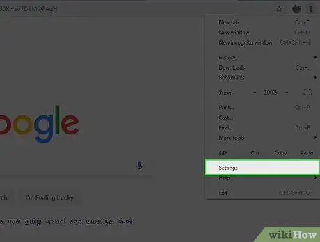 Chrome 5 -chi so'rov asboblar panelini olib tashlang